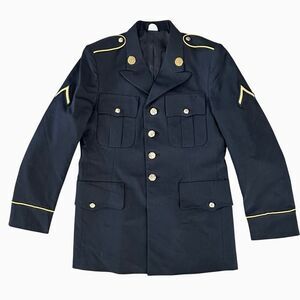 United States Army Service Uniform Dress Blue 450 ASU Jacket Coat Poly Wool 37RC